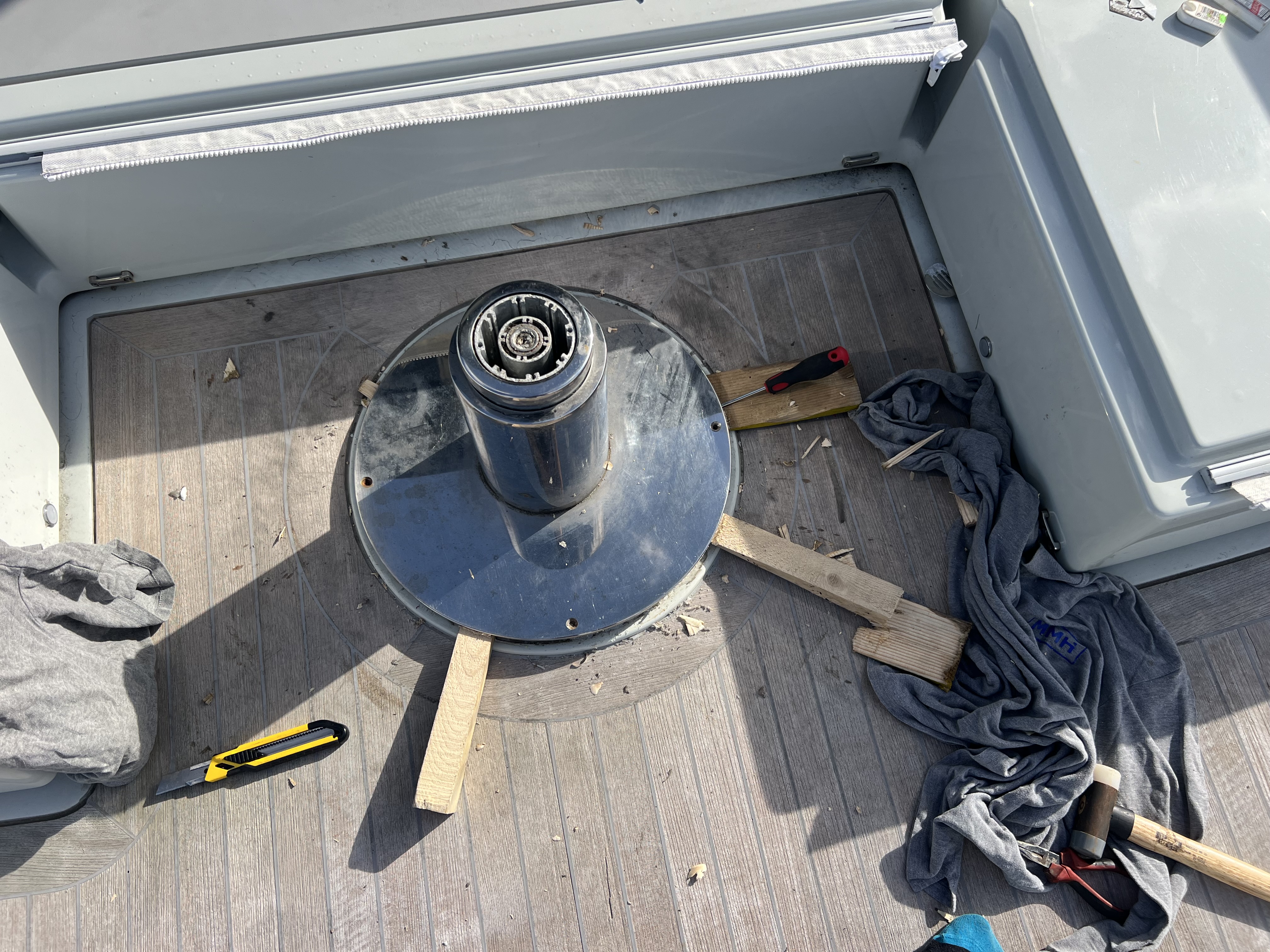 Repair to electric table